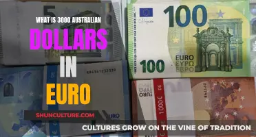 Converting Australian Dollars to Euros: 3000 AUD to EUR