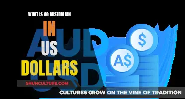 Australian to US Dollars: How Much is 40 AUD Worth?