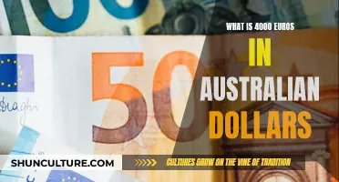 Converting Euros to Australian Dollars: 4000 EUR's Worth