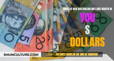 How Much Are 450 Australian Dollars Worth in US Dollars?