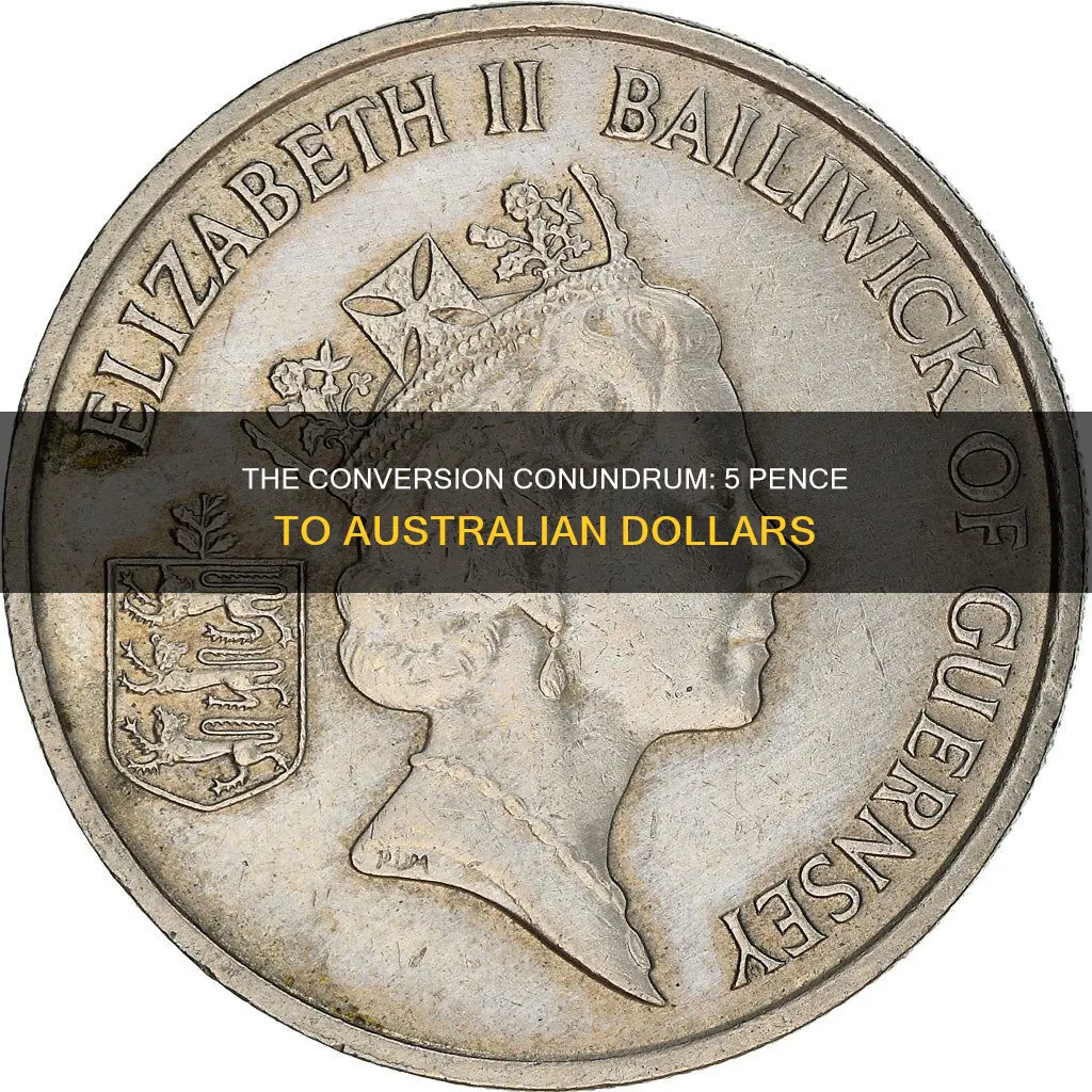what is 5 pence in australian dollars