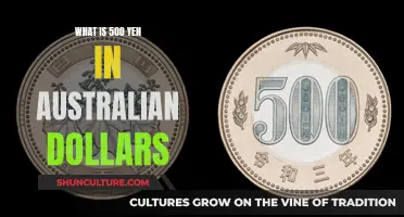 Yen to AUD: How Much is 500 Yen Worth?