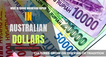 Converting Indonesian Rupiah to Australian Dollars: How Much is it?