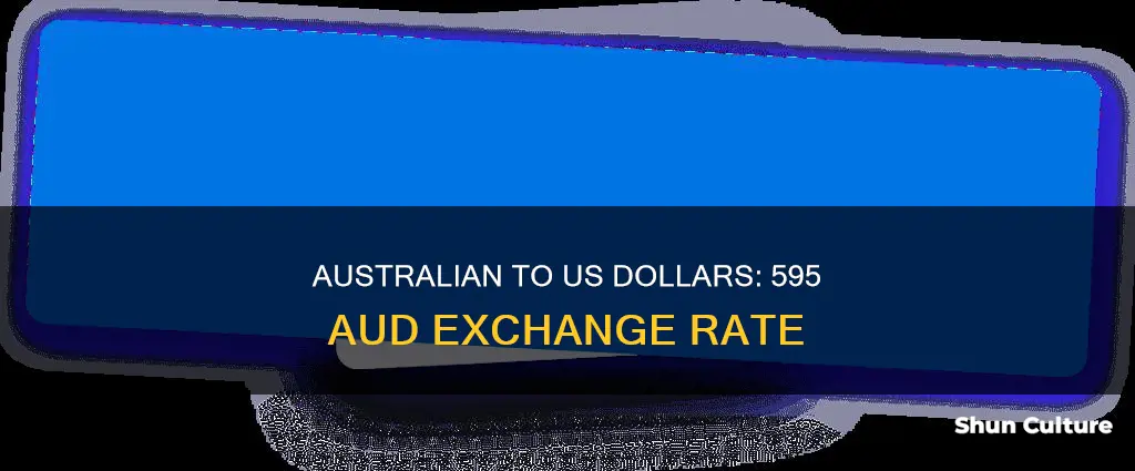 what is 595 australian dollars in us dollars