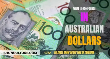 Converting Currency: 600 Pounds to Australian Dollars