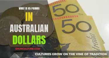 Converting 85 Pounds to Australian Dollars: How Much?
