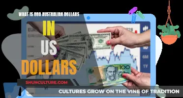 Australian Dollars to US Dollars: How Much is it Worth?