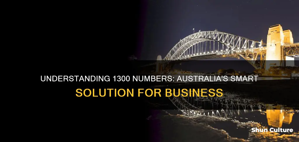 what is a 1300 number in australia