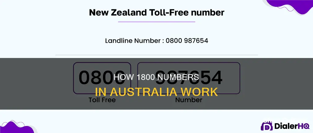 what is a 1800 number in australia