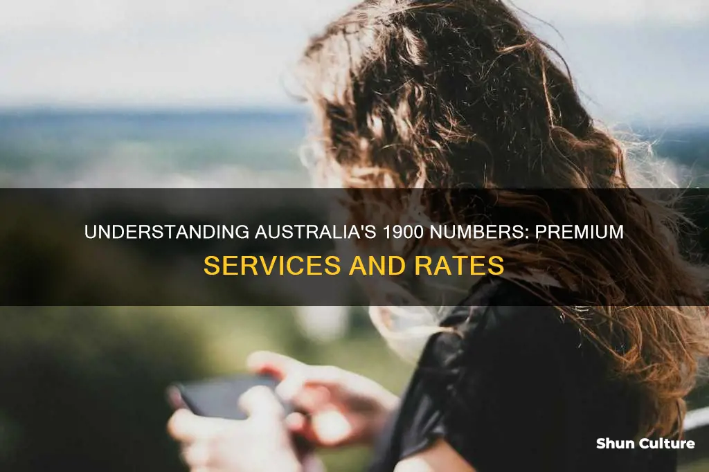 what is a 1900 number australia