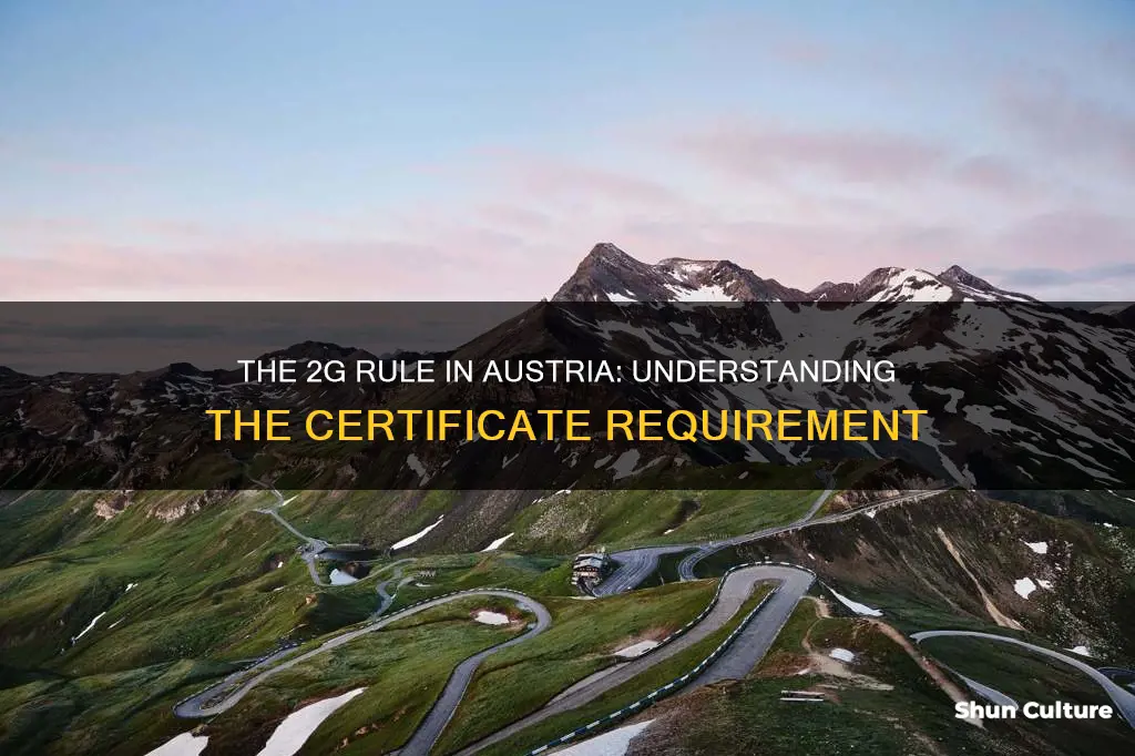 what is a 2g certificate in austria