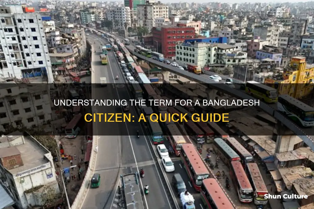 what is a bangladesh citizen called