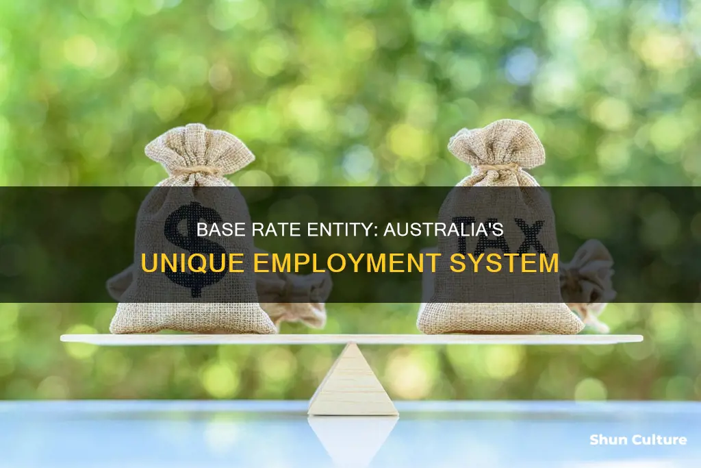 what is a base rate entity australia
