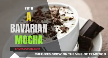 A Bavarian Mocha: Coffee, Chocolate, and Creamy Delight