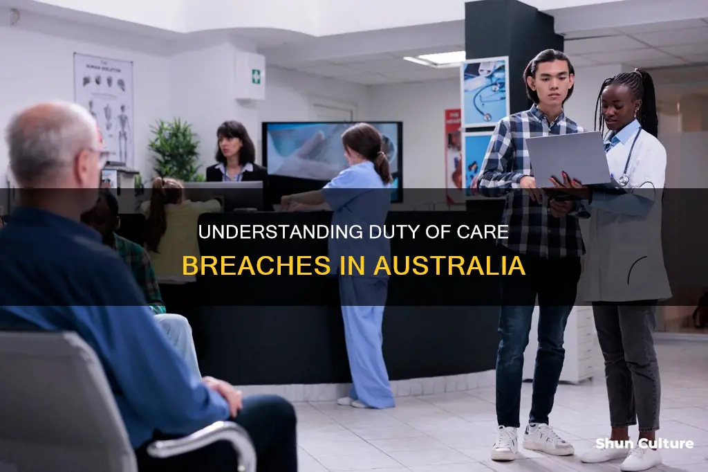 what is a breach of duty of care australia