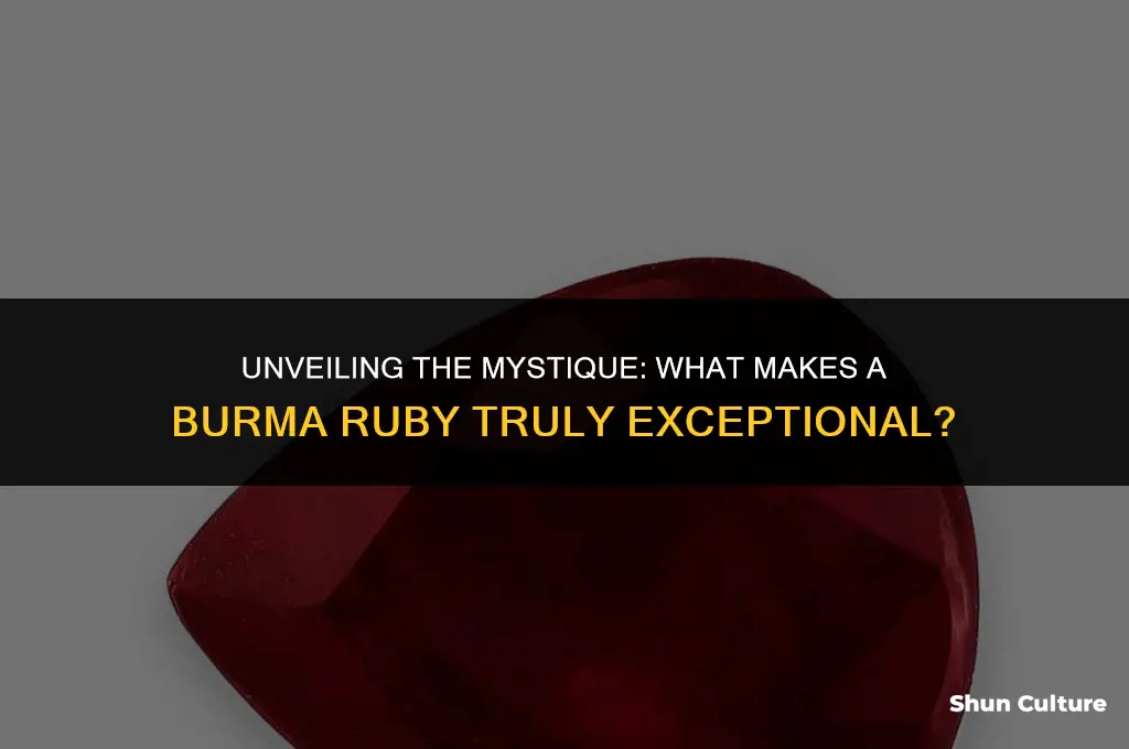 what is a burma ruby