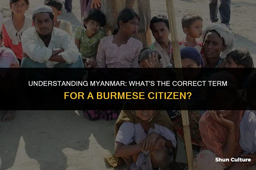 what is a citizen of burma called