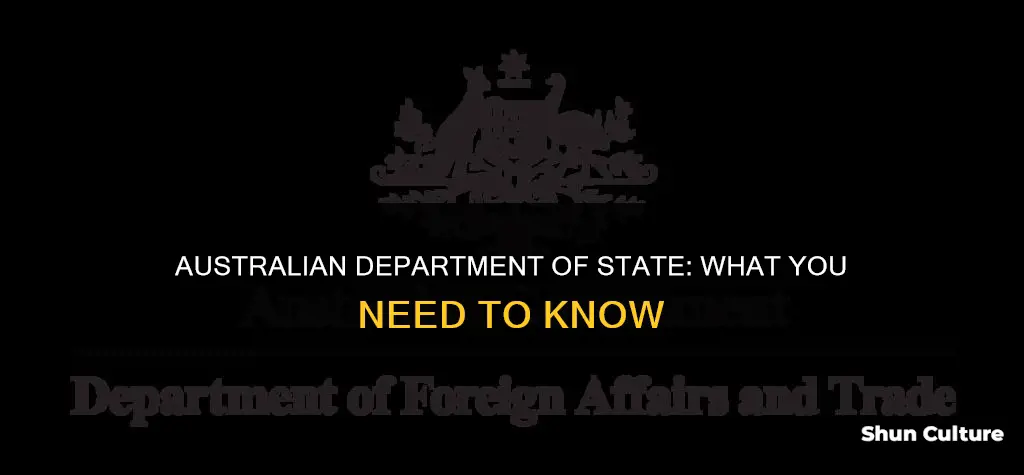 what is a department of state in australia