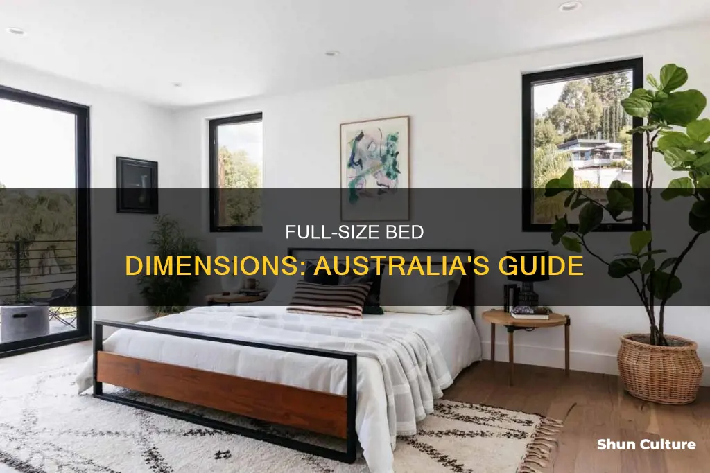 what is a full size bed in australia