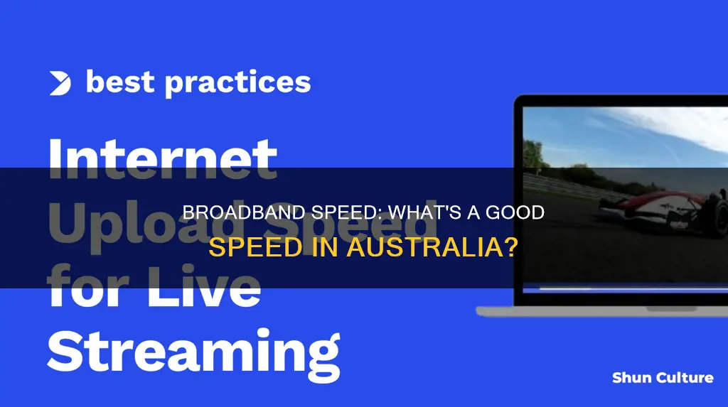 what is a good broadband speed australia
