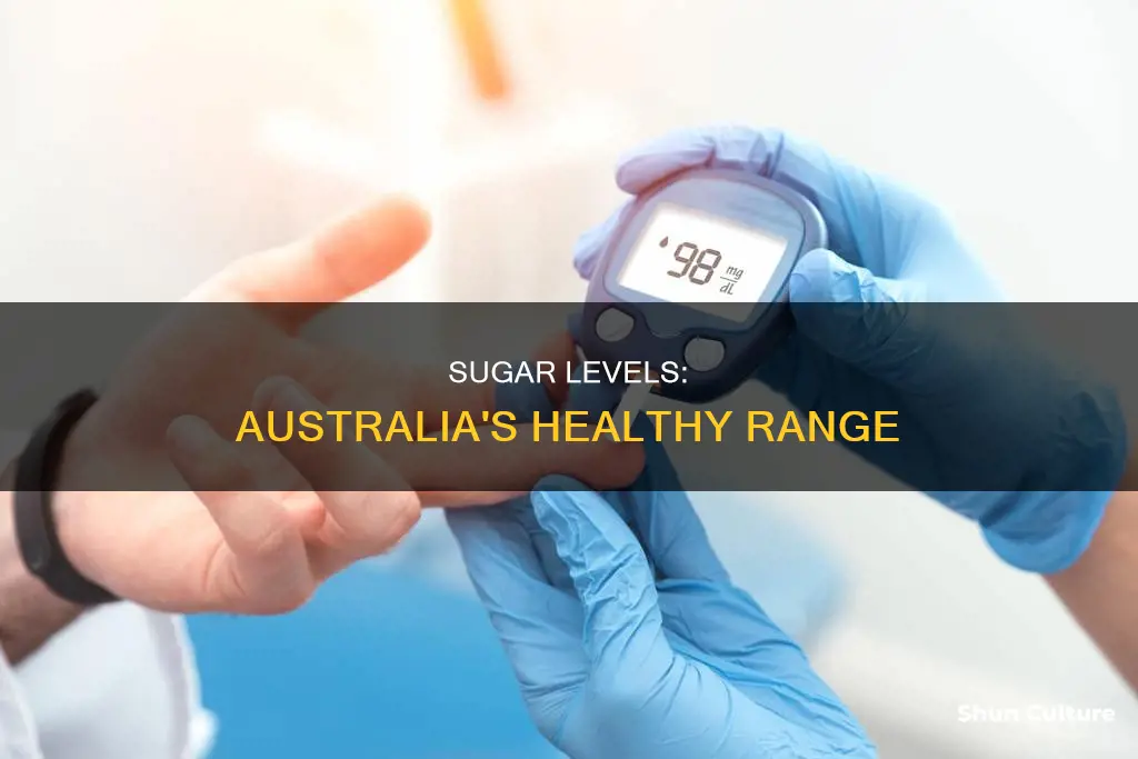 what is a good sugar level number in australia