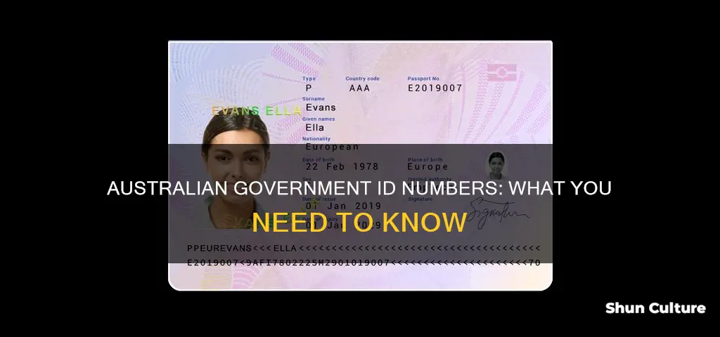 what is a government id number australia