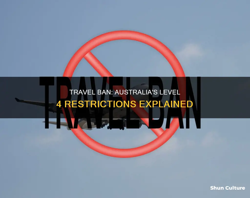 what is a level 4 travel ban australia