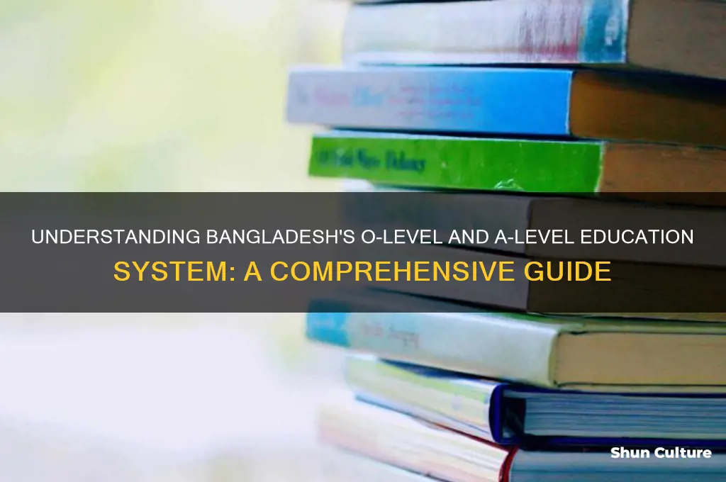 what is a level and o level education in bangladesh