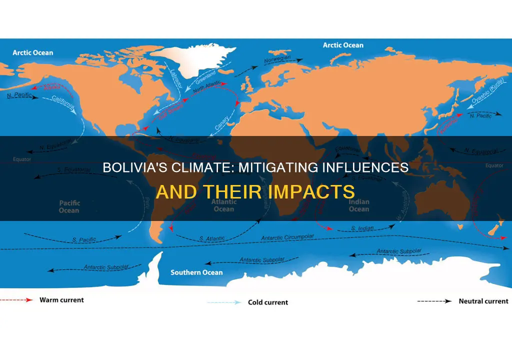 what is a moderating influence on the climate of bolivia