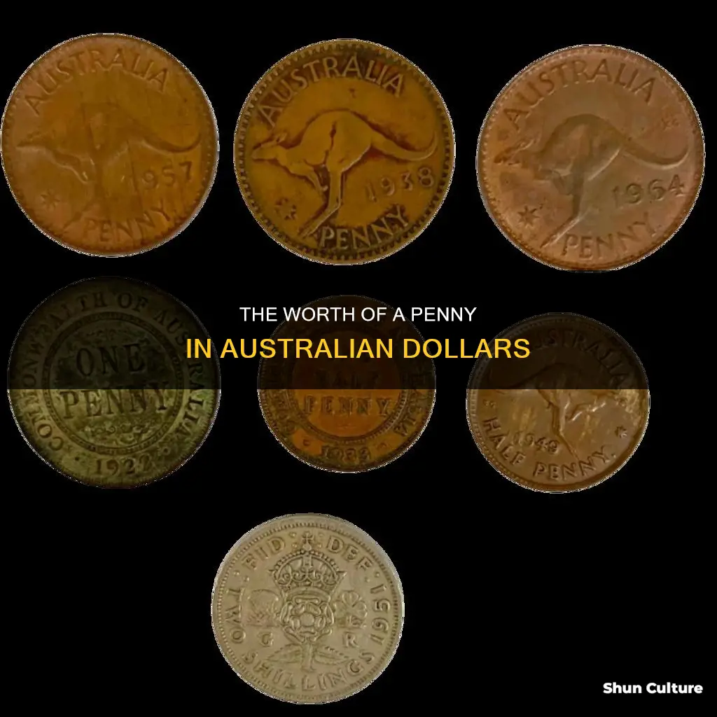 what is a penny worth in australian dollars