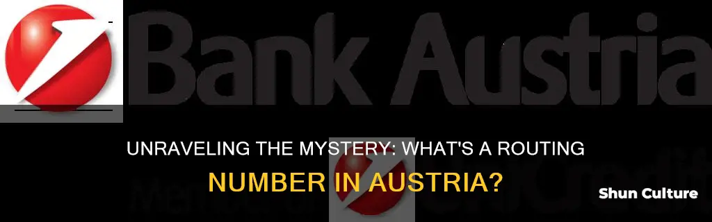 what is a routing number austria