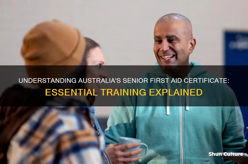 what is a senior first aid certificate in australia
