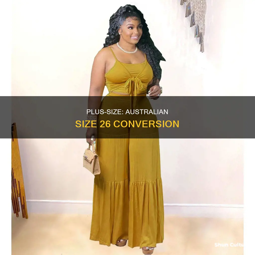 what is a size 26 equivalent to in australia