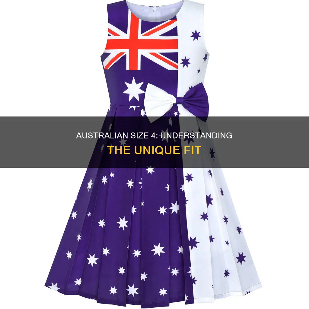 what is a size 4 in australia