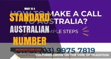 Standard Australian Numbers: A Unique Identifier