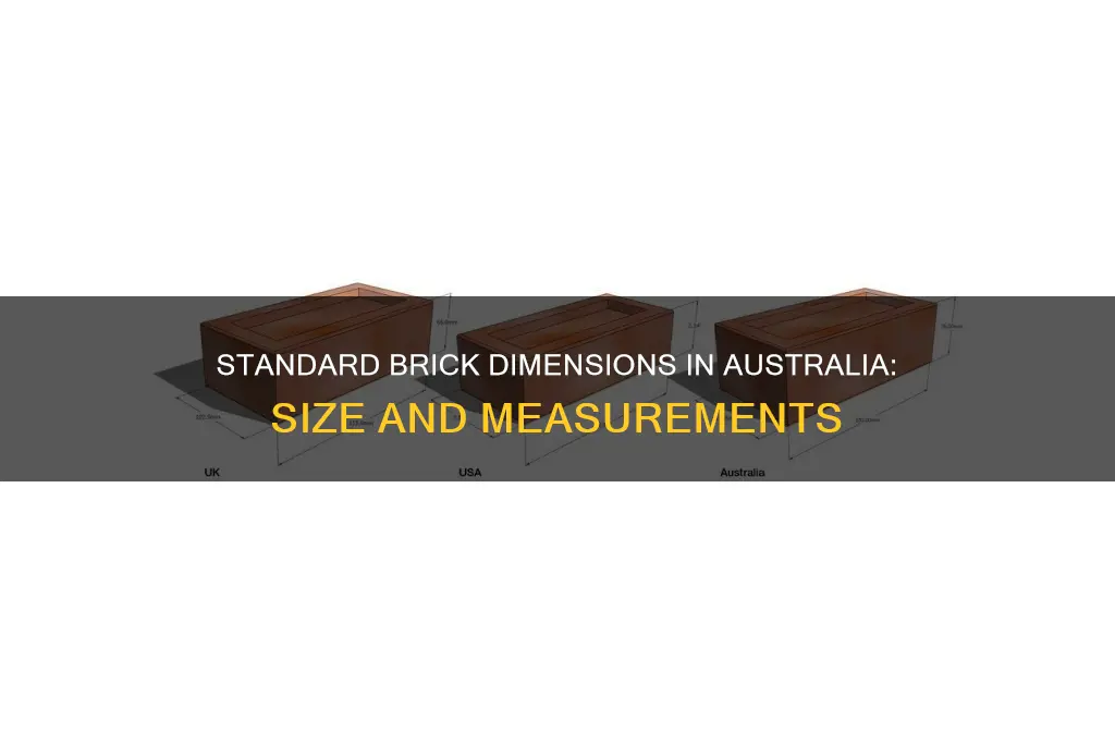 what is a standard brick size australia