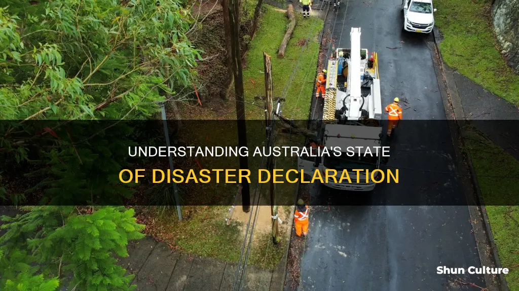 what is a state of disaster in australia
