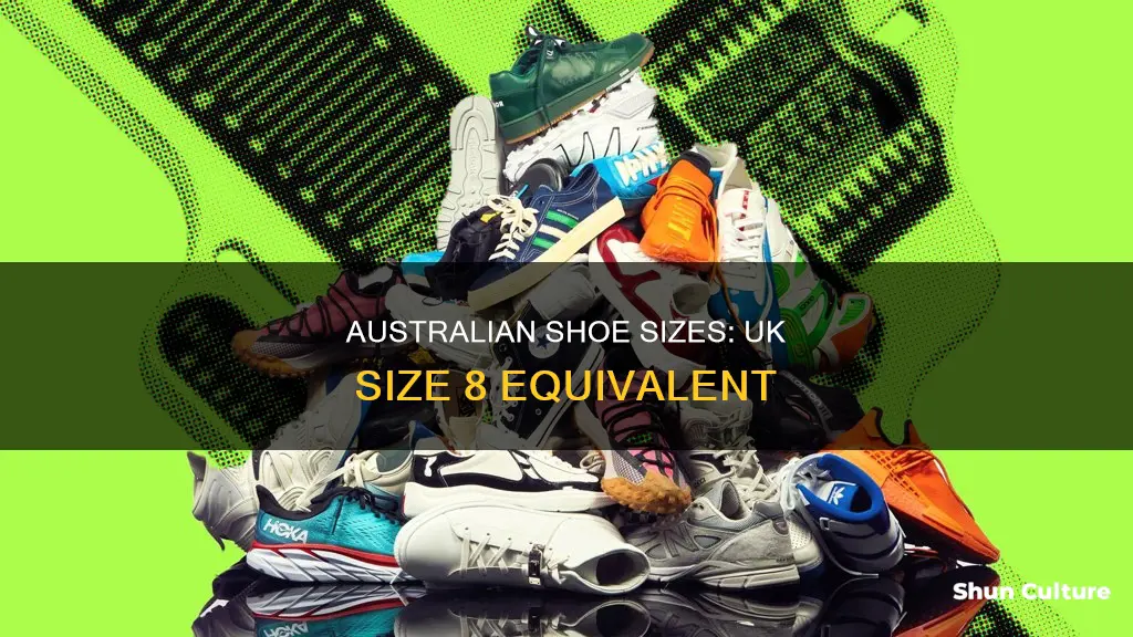 what is a uk size 8 in australia shoes