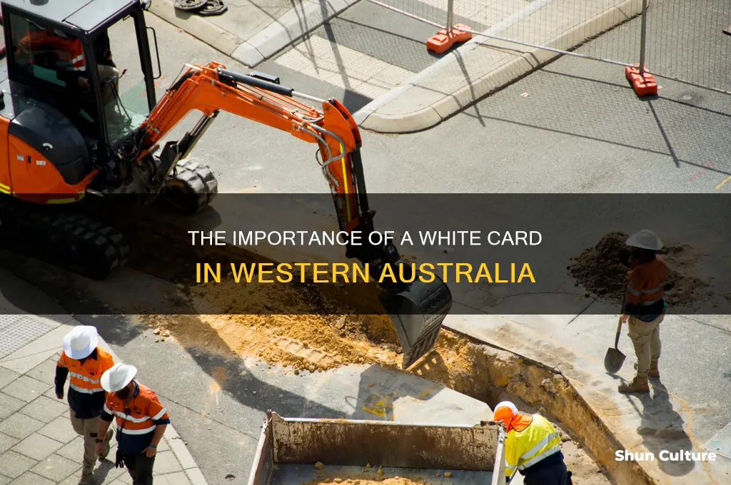 what is a white card in western australia