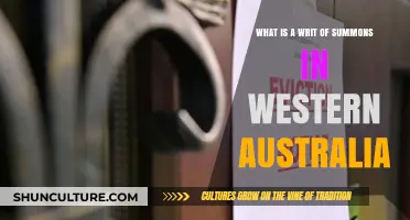 Understanding Writ of Summons in Western Australia