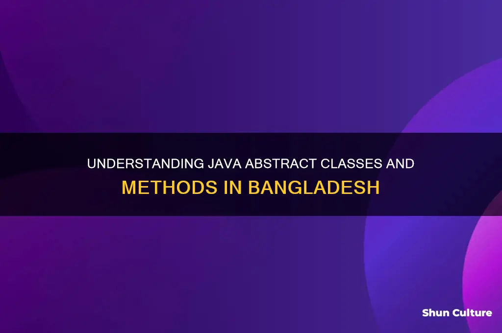 what is abstract in java bangladesh