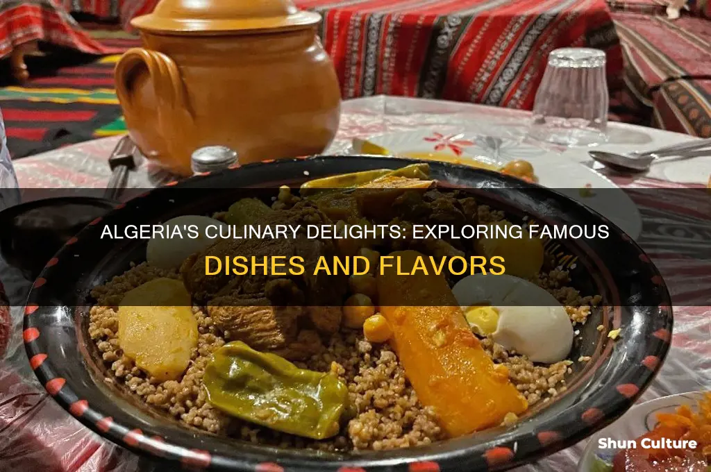 what is algeria famous for food
