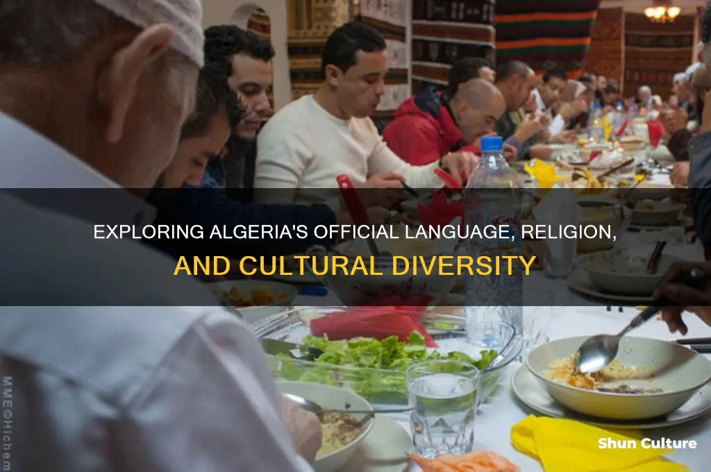 what is algeria language and religion