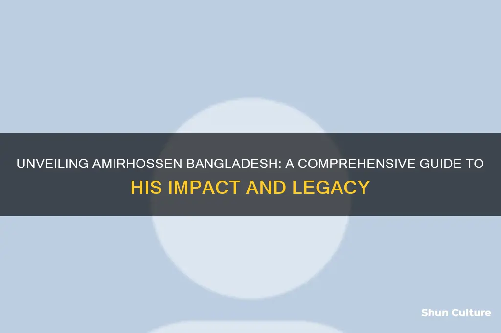 what is amirhossen bangladesh
