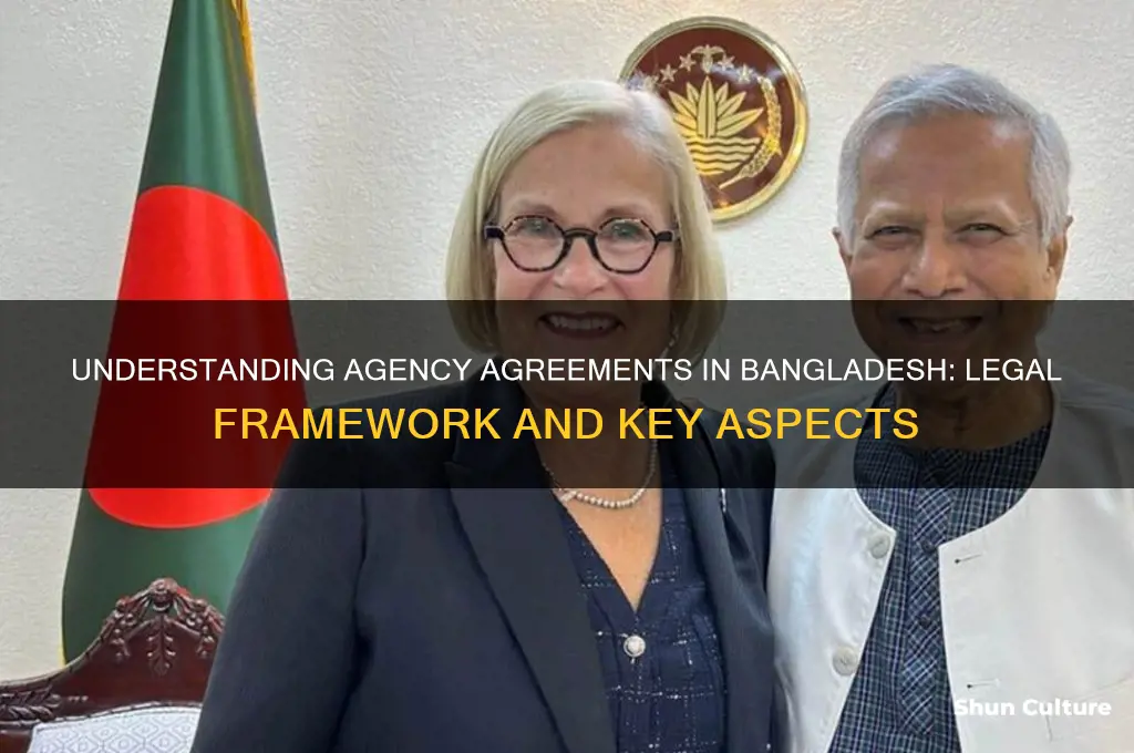 what is an agency agreement in bangladesh