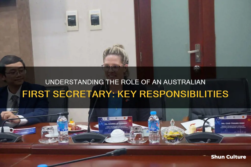 what is an australian first secretary
