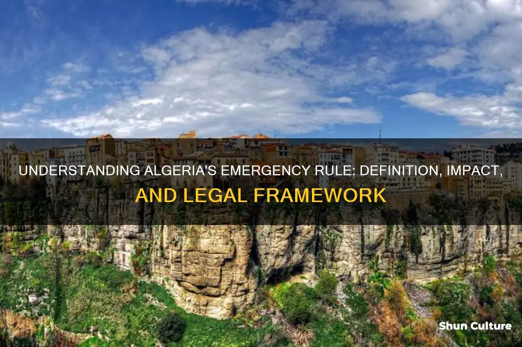 what is an emergency rule algeria