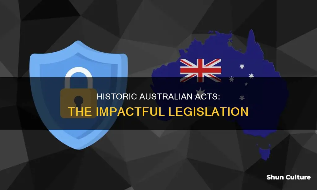 what is an important act that was made in australia