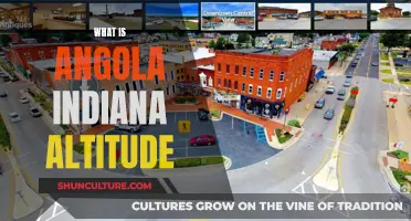 Exploring Angola, Indiana: Altitude and Its Impact