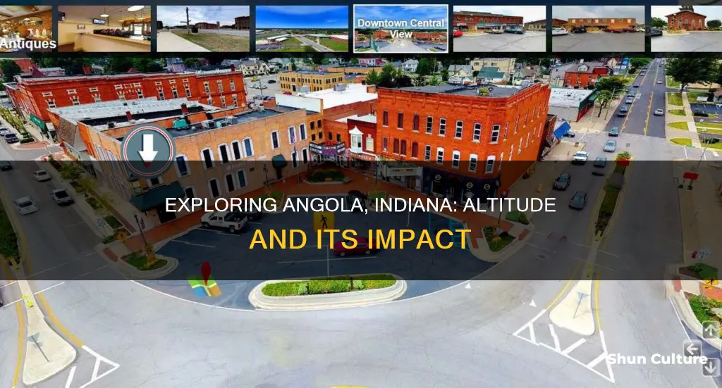 what is angola indiana altitude